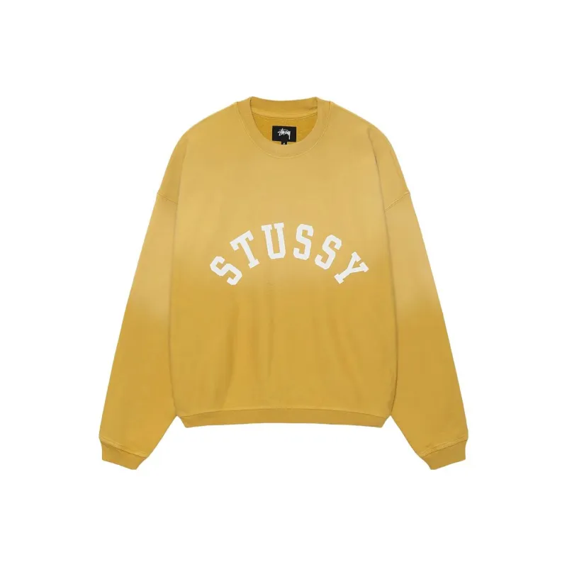Stussy Sun Faded Oversized Crew-11