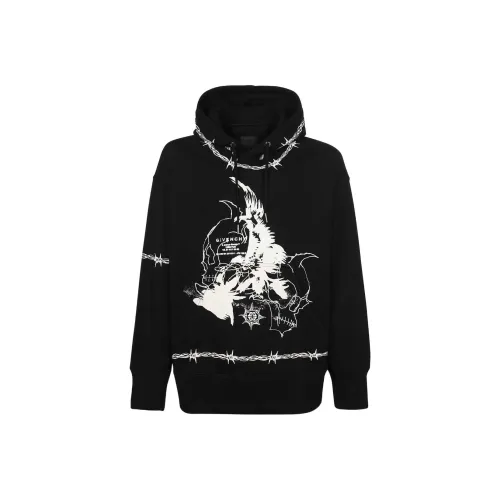 Givenchy Barbed Eagle Oversized Fit Hoodie