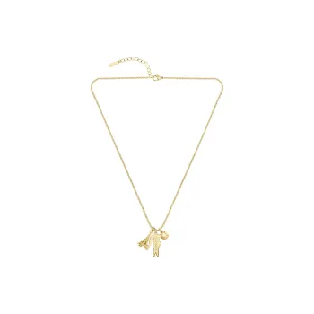 LACOSTE Stainless Steel Necklaces Unisex Gold 2040454