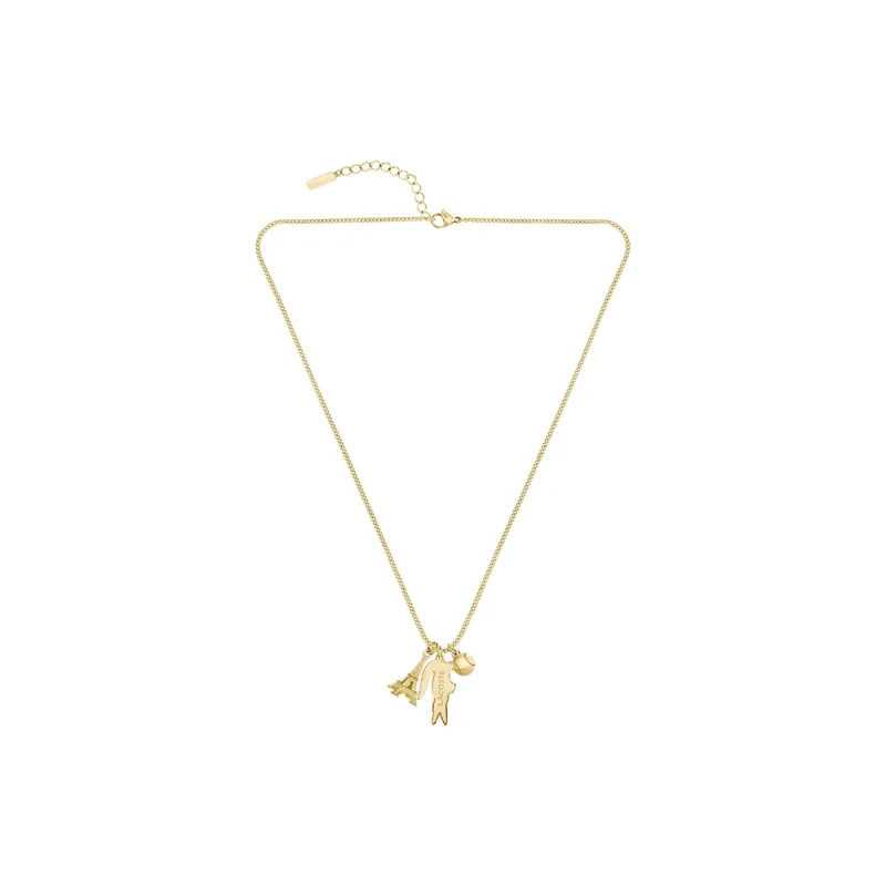 LACOSTE Stainless Steel Necklaces Unisex Gold 2040454-0