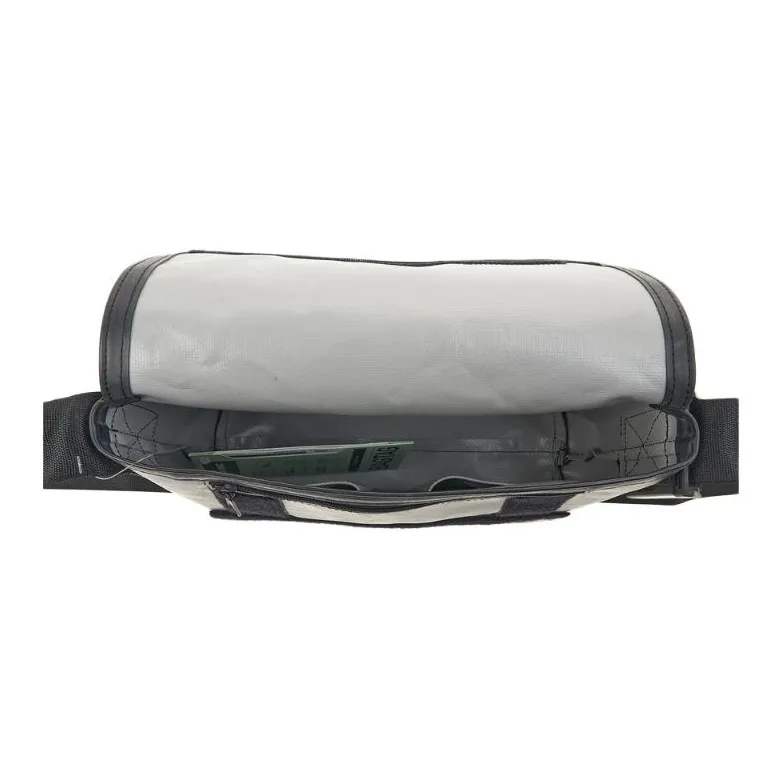 FREITAG PVC Messenger Bag Crossbody Bags Men's Silver & Black-4