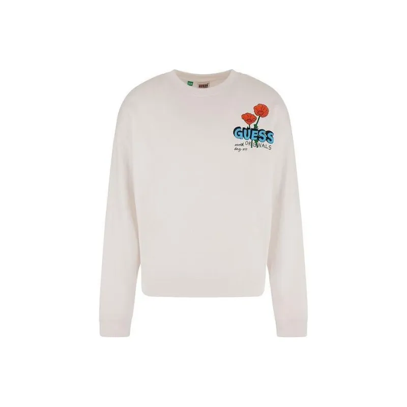 GUESS Sweatshirts Unisex White-0
