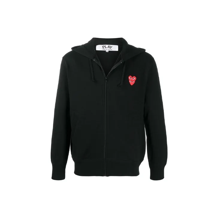 CDG Play Mini Logo Hoodie-0