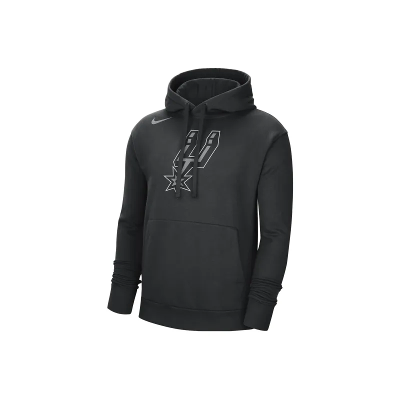 Nike Nba San Antonio Spurs Fleece Pullover Loose Fit Hoodie-0