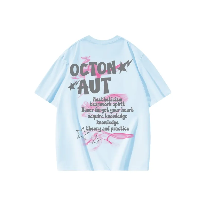 Small Columns Under The Sea T-Shirt Unisex White-12