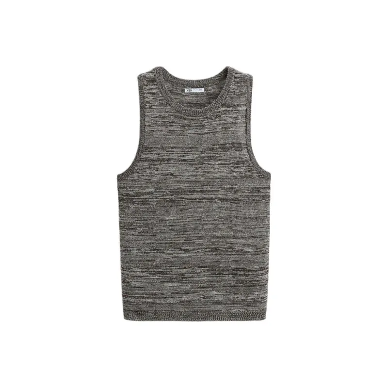 ZARA T Shirts Men Chocolate-0