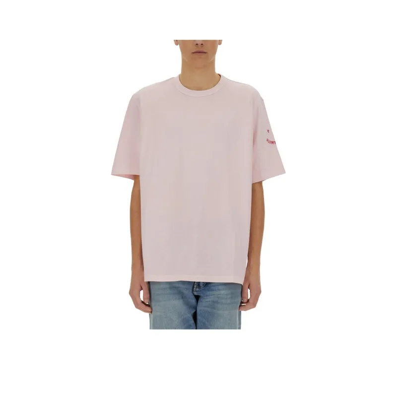 Ps Paul Smith Logo Embroidered Crewneck T Shirt-0