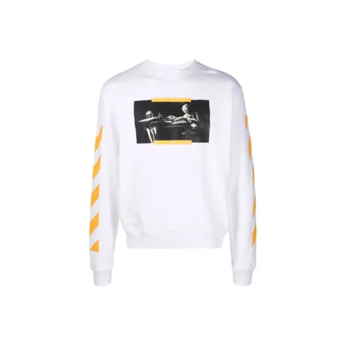 OFF WHITE Caravaggio Saint Jerome Writing Print Slim Fit Sweatshirt