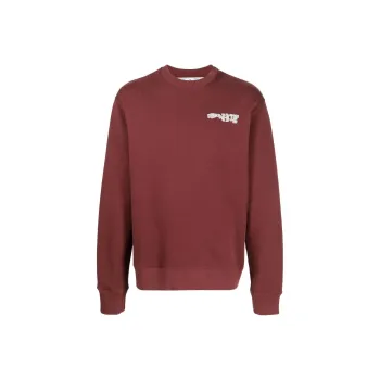 OFF WHITE Sweatshirts Men Burgundy
