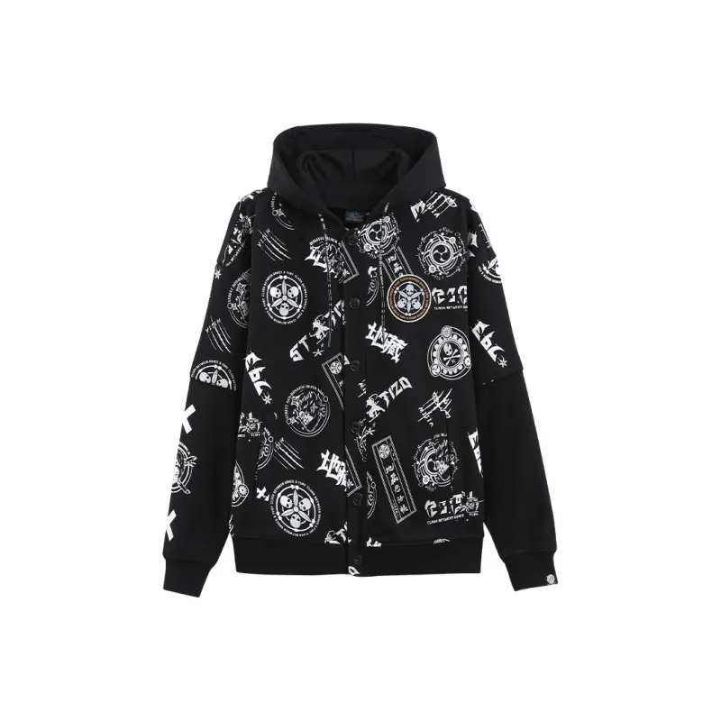 ONIARAI Ader Error FW21 Hooded Fitted Mock Two Piece Sweatshirt Men's Black-0