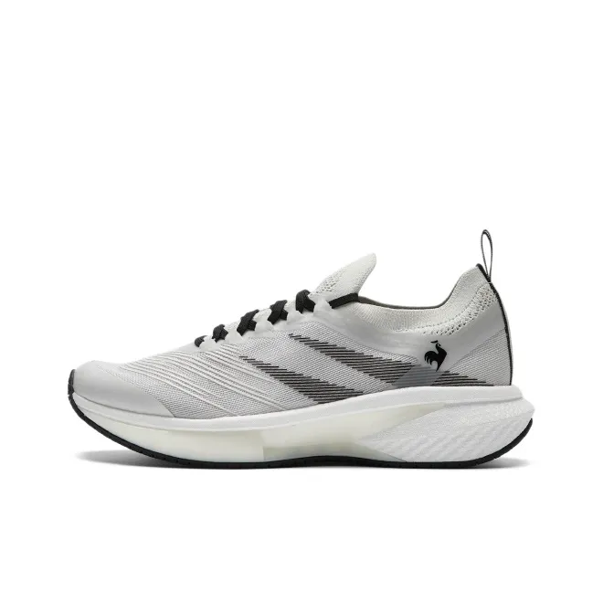 Le Coq Sportif Cushioning And Breathable Low Top Running Shoes Unisex Light Gray-0