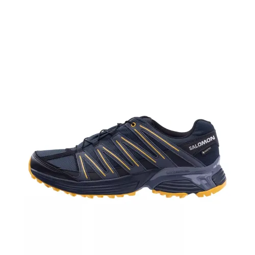 SALOMON Anti Slip Wear Resistant Low Top Trail Running Shoes Men's Blue Black