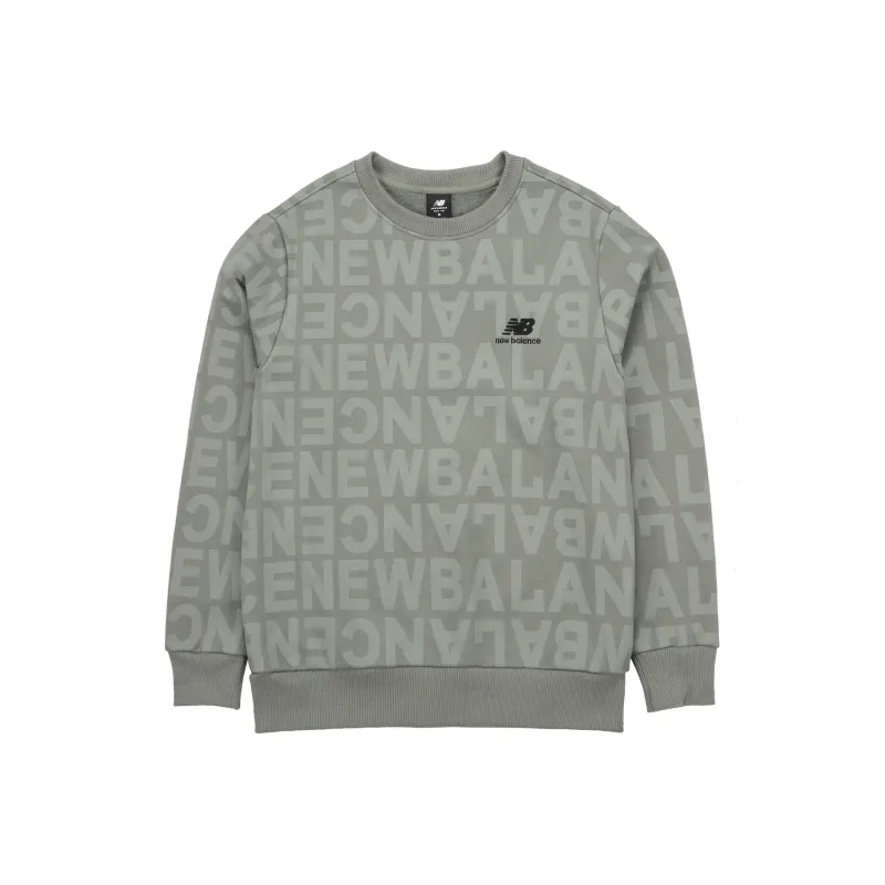 New Balance Sweatshirts Men Olive Green-0