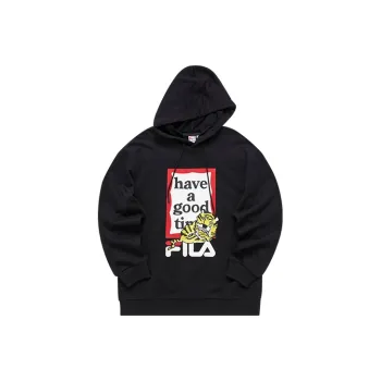 FILA Co branded Year Of The Tiger Collection Sweatshirts Unisex Jet Black