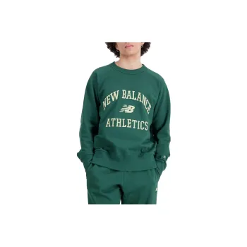New Balance Athletics Varsity Logo Embroidered Crewneck Sweatshirt