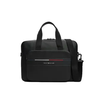 Tommy Hilfiger Polyurethane Laptop Bag Men's Black