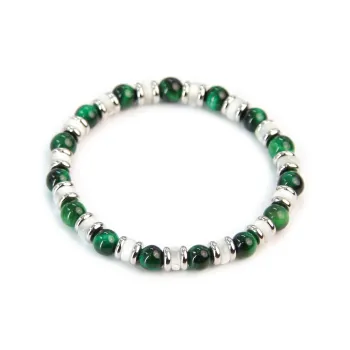 DRAGON LI Tiger's Eye Stone Bracelets Unisex