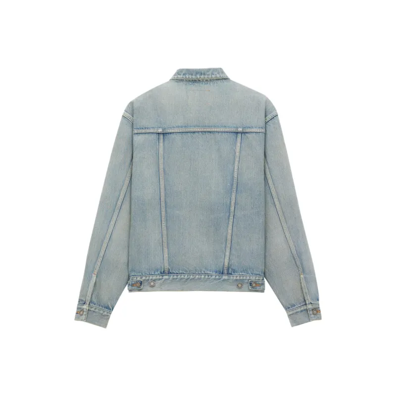 SAINT LAURENT Denim Trucker Jacket-1
