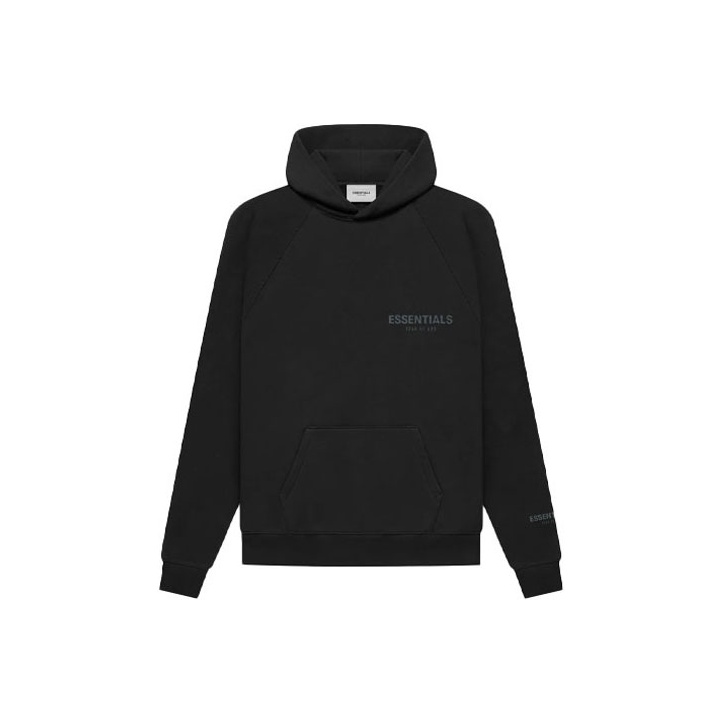 ★22SS 最新作★Fear Of God Essentials Core Pullover Hoodie Fear of God Essentials Core Collection Hoodie Black Men's