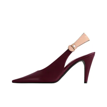 LOUIS VUITTON Legacy Slim Heel High Heels 9cm Women's Red