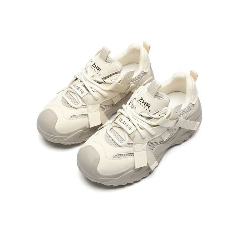 ZHR Ugly Cute Shoes Slip Resistant Low Top Chunky Sneakers Women's-2