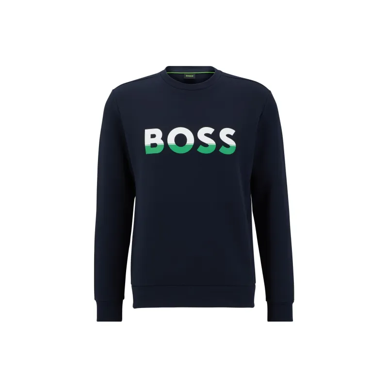 HUGO BOSS Salbo 1 Logo-print Sweatshirt-0