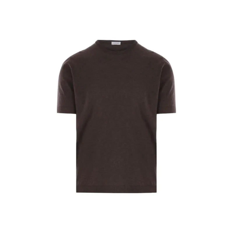 CARUSO Short sleeves Cotton T shirt-0