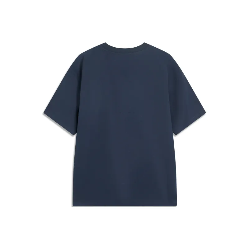 LiNing T Shirt Men's Dark Marine Blue-1