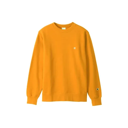 Champion Sweatshirts Unisex Yellow