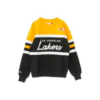 Mitchell Ness Sweatshirts Men Yellow