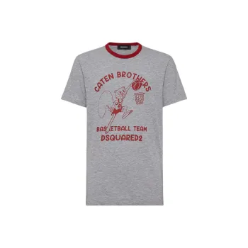 DSQUARED 2 Graphic Printed Crewneck T Shirt
