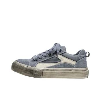 AMICNIEGD Abrasion Resistant Breathable Low Top Canvas Shoes Men's