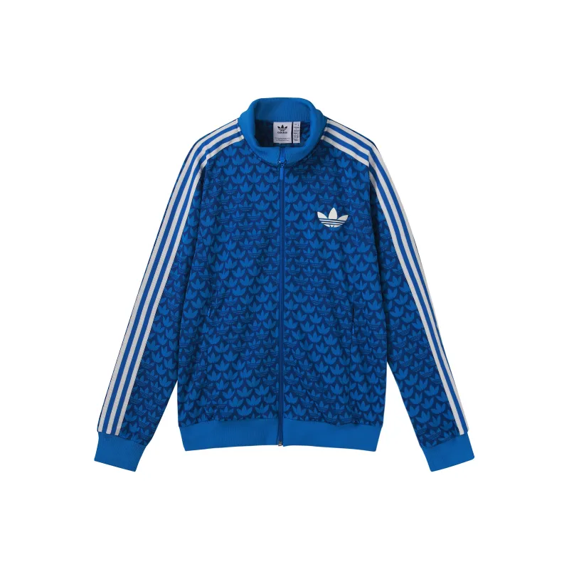 Adidas Originals ADICOLOR 70S MONOGRAM TRACK Sweatshirt Men's Blue-0