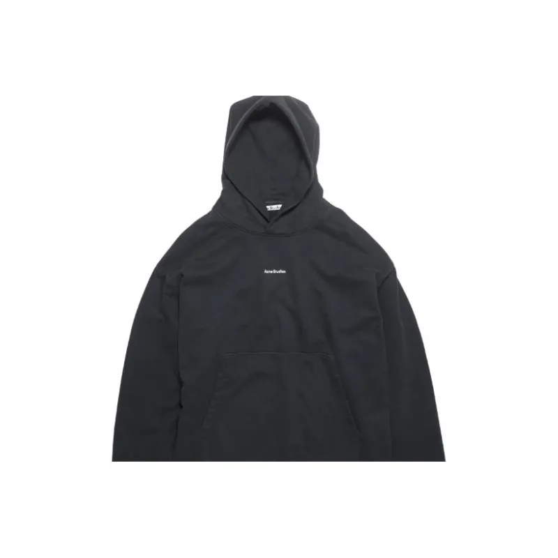 Acne Studios Logo Printed Long Sleeved Hoodie-0