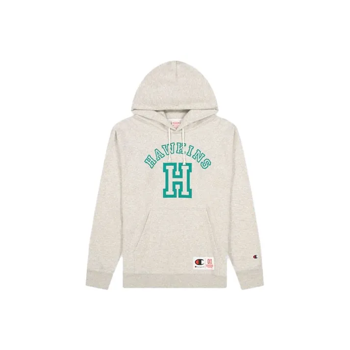 Champion X Stranger Things Sweatshirts Unisex Light Gray-0