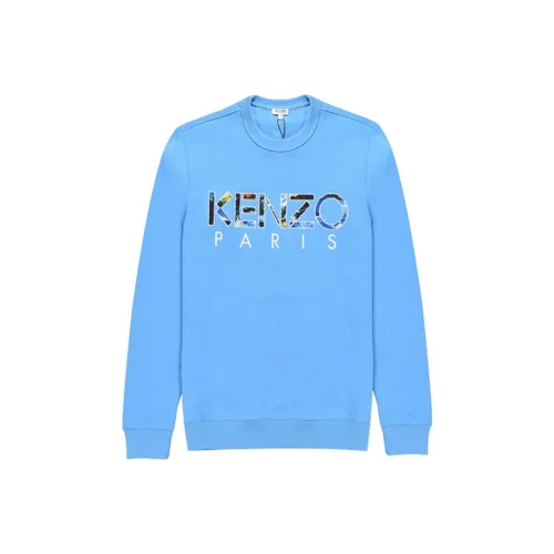 KENZO Sweatshirts Men Turquoise