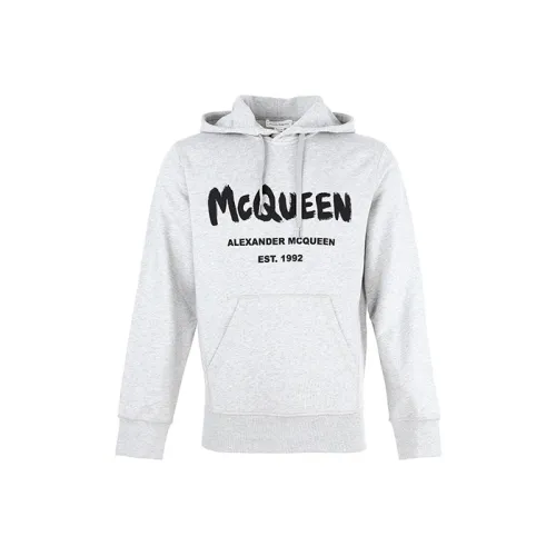 Alexander McQueen Sweatshirts Men Gray