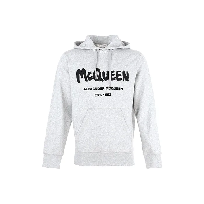 Alexander McQueen Sweatshirts Men Gray-0