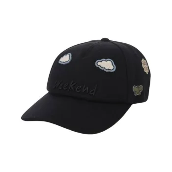 WEEKEND MaxMara Cotton, Polyester Baseball Caps Unisex Black