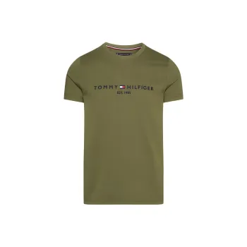 Tommy Hilfiger T Shirt Men's Olive Green