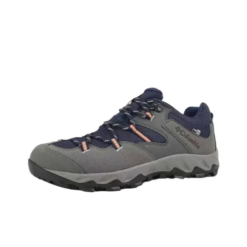 Columbia Sabre Five Low Top Hiking Shoes Men's Gray