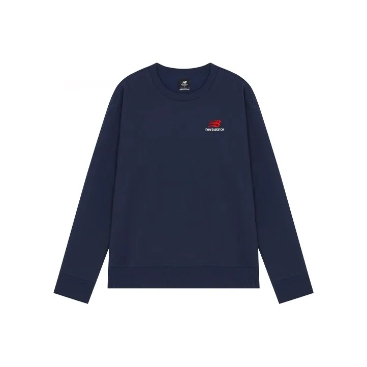 New Balance UNI SSENTIALS Sweatshirt Unisex Blue-0