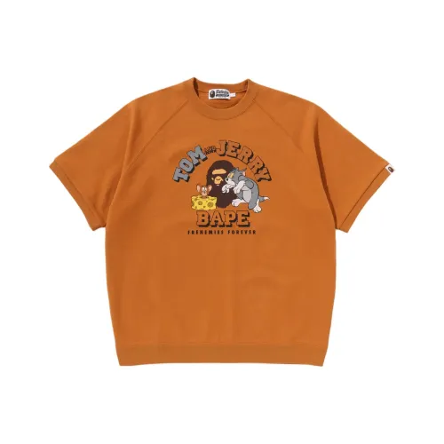 A BATHING APE Tom And Jerry Co-branded Model T-Shirts Unisex