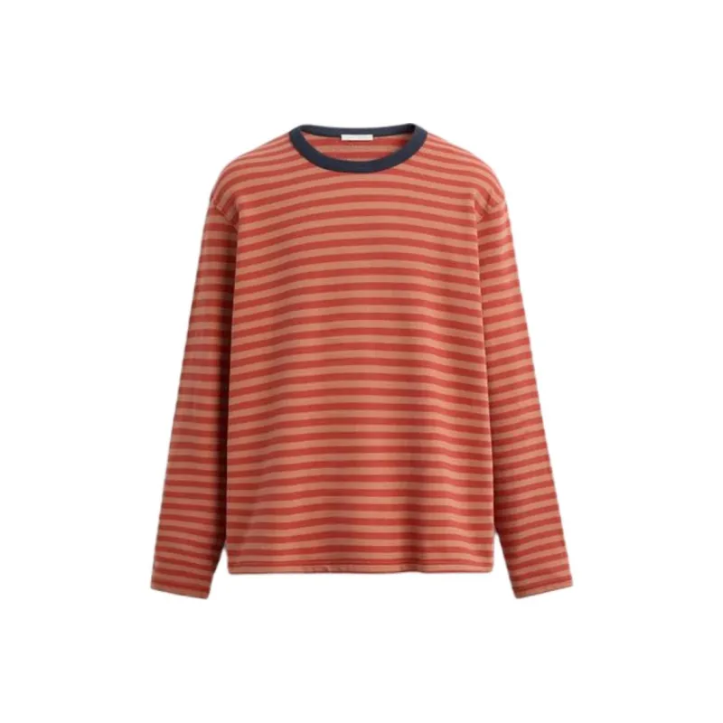 ZARA T-Shirts Men Orange Red-0