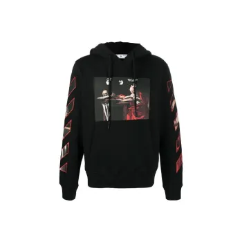 OFF WHITE Starred Arrow Over Hoodie