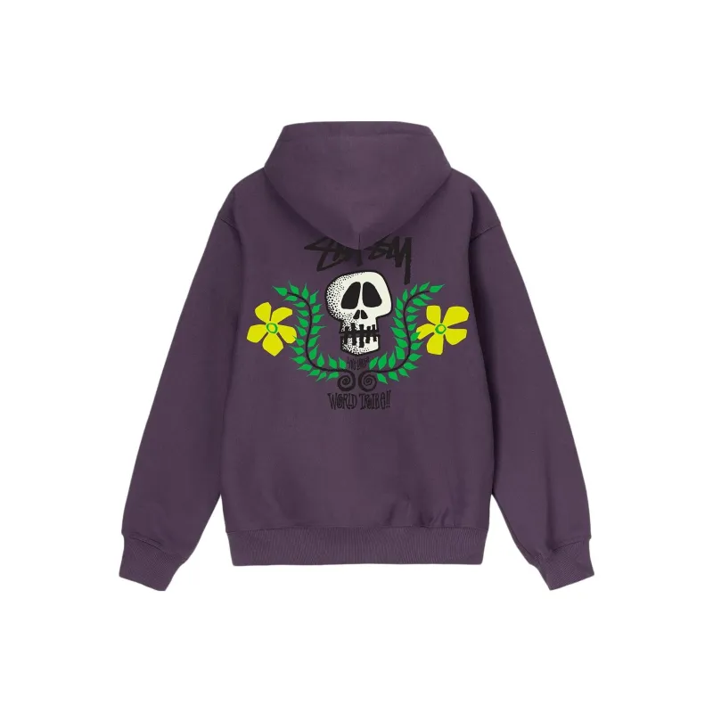 Stussy Skull Crest Hoodie-4