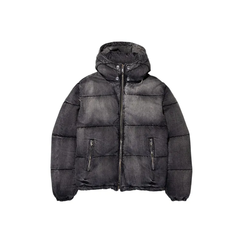 PURPLE BRAND Denim Puffer Jacket-0