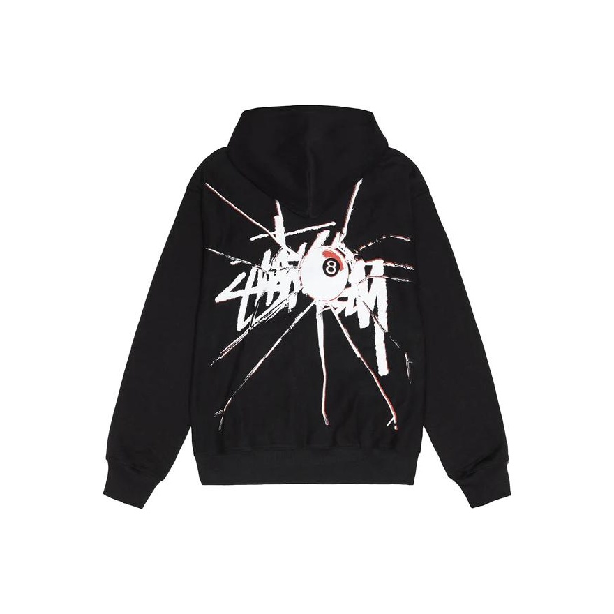STUSSY & BORN X RAISED RAISED LOGO ZIP HOODIE CONFIRMED X