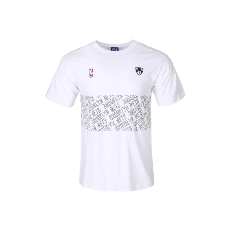 NBA Brooklyn Nets T Shirt Unisex White-0