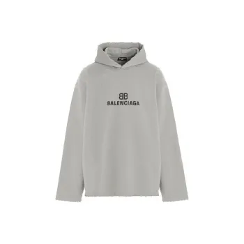 Balenciaga Distressed Bb Pixel Hoodie